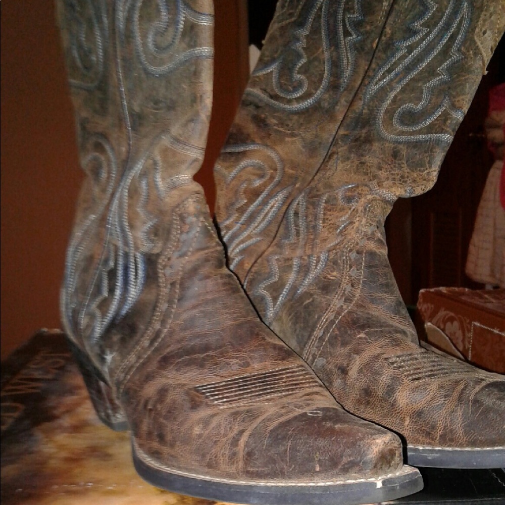 7.5 Ariat Heritage Western X Toe Sassy Brown Boot